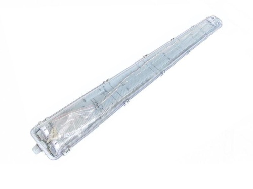 Светильник под светодиодную лампу ДСП 2хG13 AC 220В IP65 1275х110х60мм Пластик сквозная проводка для лампы 1200мм LITE Gauss | код 909447212 | Gauss фото 2