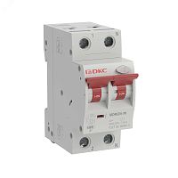 Выключатель автоматический дифференциального тока двухполюсный MDR63N, 40A, 100мА, тип A, C, 6кА, электронный, серии YON MAX | код MDR63N-1N3C40-A | DKC