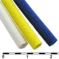 Силиконовая армированная электроизоляционная трубка RUICHI ТКСП, диаметр 3.5, синяя, 1200 В | код 77869 | Ruichi