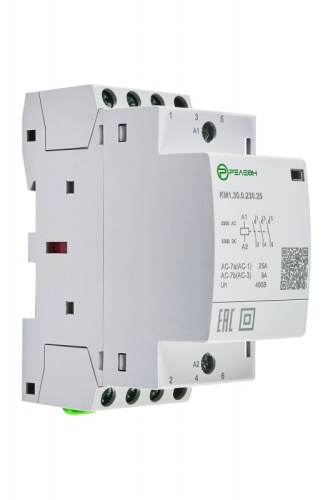 KM1.31.0.230.25 Модульный контактор 3НО+1НЗ контакт 25А (~/= 230В AC/DC) | код KM131023025 | РЕЛЕОН KM1.31.0.230.25 Модульный контактор 3НО+1НЗ контакт 25А (~/= 230В AC/DC) | код KM131023025 | РЕЛЕОН