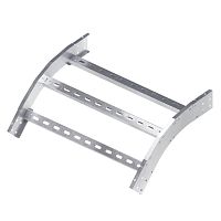 Угол лестничный вертикальный внешний 45 градусов 80х200, R600, горячеоцинкованный | код ULOC682HDZ | DKC