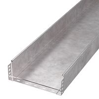 Лоток неперфорированный Стандарт HDZ 300х100х3000 (1,0 мм) (6м/уп) Промрукав | код PR16.4099 | ПРОМРУКАВ