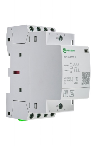 KM1.40.0.230.16 Модульный контактор 4НО контакта 16А (~/= 230В AC/DC) | код KM140023016 | РЕЛЕОН KM1.40.0.230.16 Модульный контактор 4НО контакта 16А (~/= 230В AC/DC) | код KM140023016 | РЕЛЕОН