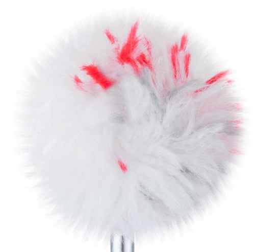 Валик полиакриловый ''мини'' Профи, белый с серыми и красными полосами, диаметр 15/35 мм, ворс 10 мм, дл.ручки 400 мм, 100 мм | код 2671 | FIT фото 5