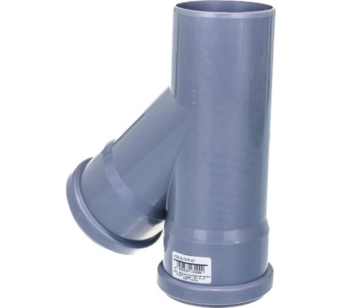 Тройник канализационный 45 град. 75х75 | код 113200 | Ostendorf Тройник канализационный 45 град. 75х75 | код 113200 | Ostendorf