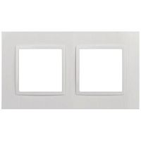 Рамка 2-м Elegance 14-5012-01 Classic бел. Эра Б0060576
