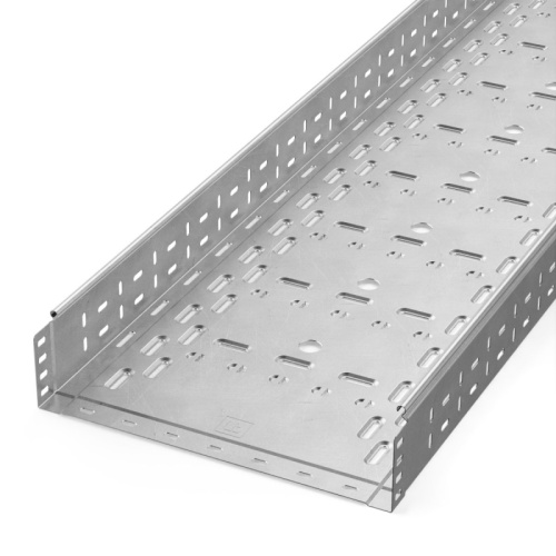 Лоток перфорированный Стандарт INOX (AISI 304) 400х100х3000 (1,0 мм) (3 м/уп) Промрукав | код PR16.2340 | ПРОМРУКАВ