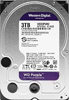 Жесткий диск WD SATA-III 3TB WD33PURZ Surveillance Purple (5400rpm) 256Mb 3.5 | код 1969210 | WD