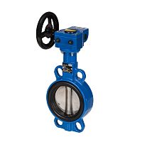 Затвор дисковый чугунный межфланцевый DN 150 PN 16 VFY-WG диск чугун, EPDM, с редуктором | код 065B8425 | Danfoss