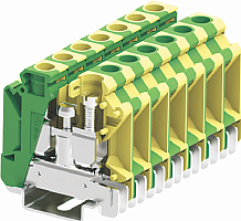 316993 Клемма SUK 1-1 заземл. винтовая, сеч.16мм2, желто-зел., шт | код 316993| SUPU