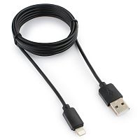 Кабель USB Гарнизон GCC-USB2-AP2-6 AM/Lightning, для iPhone5/6/7/8/X, IPod, IPad, 1.8м, черный, пакет | код GCC-USB2-AP2-6 | Гарнизон