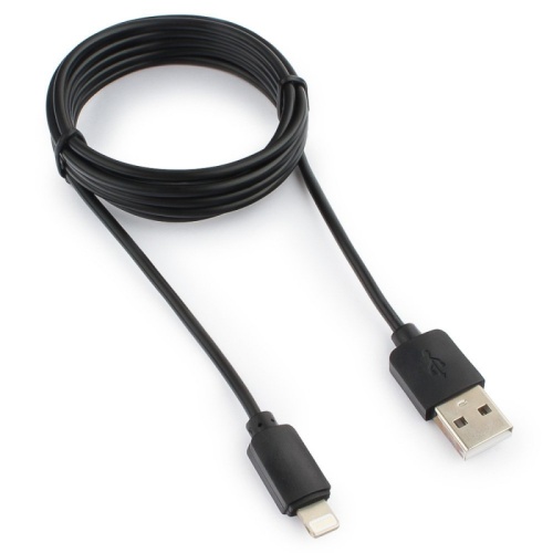 Кабель USB Гарнизон GCC-USB2-AP2-6 AM/Lightning, для iPhone5/6/7/8/X, IPod, IPad, 1.8м, черный, пакет | код GCC-USB2-AP2-6 | Гарнизон