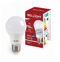 Лампа светодиодная LED 9Вт Е27 220 4000К 750Лм | код 88297786 | BELLIGHT