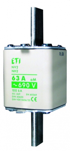 Предохранитель NH-2/aM 355A 690V KOMBI | код 004185423 | ETI