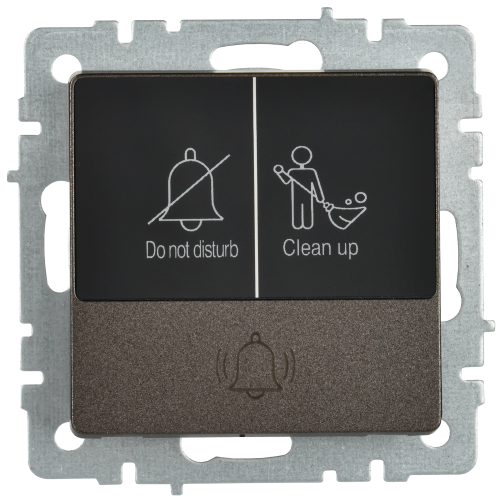 BRITE Кнопка звонка с инд. отел. 10А ВС10-1-9-БрТБ бр. IEK | код BR-V14-2-10-K45 | IEK фото 3