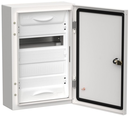 TITAN 5 Корпус металлический ЩРн-24 (1х24) 460х310х140 IP54 белый | код TI5-50-N-024-54 | IEK