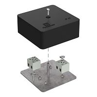 Коробка огнестойкая для кабель-канала 40-0450-FR2.5-4 Е15-Е120 RAL9005 75х75х30 (87 шт/кор) Промрукав | код 40-0450-9005-FR2.5-4 | ПРОМРУКАВ