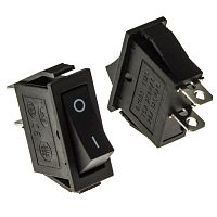 Клавишный переключатель RUICHI KCD3-101-C3-B/2P, ON-OFF | код 107322 | Ruichi