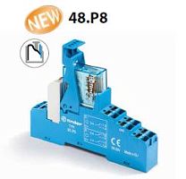 Интерфейсный модуль (сборка 40.62.7.024.0000 + 99.02.9.024.99 + 95.P5SPA), электромеханическое реле, 2CO 10A, контакты AgNi, питание 24В DC (чувствит.), категория защиты IP20, безвинтовые клеммы Push-in, пластиковая клипса, LED + диод | код 48P87024