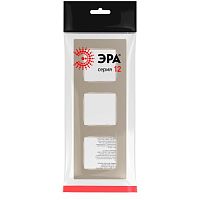 Рамка для розеток и выключателей Серия 12 12-5203-04 на 3 поста, Классик, шампань | код Б0067783 | ЭРА