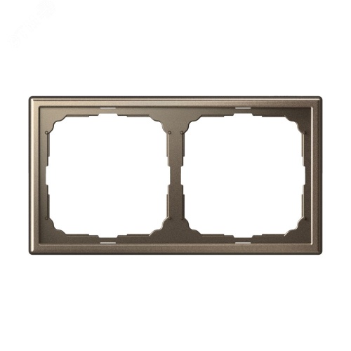 Рамка 2-м ArtGallery универс. мокко | код GAL000602 | Systeme Electric