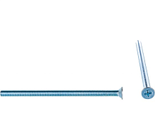 Винт DIN965 М6х70 потайная голова класс прочности 4.8 покрытие цинк | код DIN965-М6х70 | Крепдил