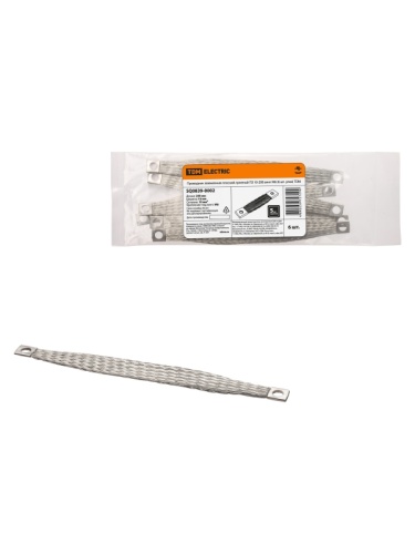 Проводник заземления плоский луженый ПЗ 10-200 (6 шт. упак) TDM | код SQ0839-0002 | TDM Проводник заземления плоский луженый ПЗ 10-200 (6 шт. упак) TDM | код SQ0839-0002 | TDM