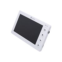 Цветной монитор видеодомофона 7 формата AHD, с детектором движения, функцией фото- и видеозаписи. Цвет белый (модель AC-334) | код 45-0334 | SECURIC