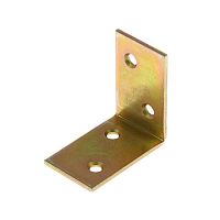 Уголок мебельный широкий 50х50х25х2мм желт. Tech-Krep/Zitar 148300