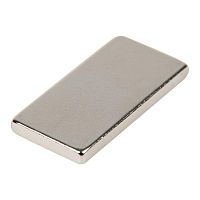 Магнит неодимовый прямоугольник 20х10х2мм сцепление 2.4кг (блист.5шт) | код. 72-3404 | Rexant