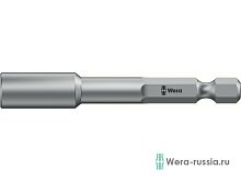 Головка торцевая 869/4 M, с магнитом, хвостовик 1/4' E 6.3, 10 x 50 мм | код WE-060425 | Wera