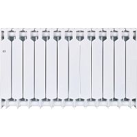 Радиатор монолитный биметаллический SUPReMO 350 - 12 секций (RIFAR S 350-12) | код RG008SG05MNNLS | Rifar