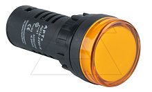 Индикатор светодиодный моноблочный AD16-22D, желтый, LED 24VAC/DC, фильтр 5V, IP65, 22mm | код AD16-22D/Y23-K5 | АРТ