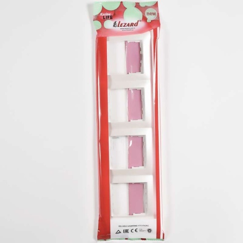 Рамка 4-м Karina Life вертикал. жемчуж./бел. перламутр LEZARD 708-3000-154 фото 4 Рамка 4-м Karina Life вертикал. жемчуж./бел. перламутр LEZARD 708-3000-154 фото 4