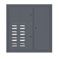 Щит этажный 8 кв. RAL7024 (1000х950х150) EKF PROxima | код mb29-v-8-ral7024 | EKF