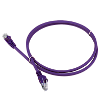 Патч-корд LANMASTER LSZH FTP кат.6, 5.0 м, фиолетовый | код LAN-PC45/S6-5.0-VI | LANMASTER