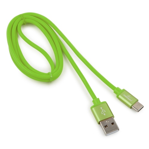 Кабель USB 2.0 Cablexpert CC-S-USBC01Gn-1M, AM/Type-C, серия Silver, длина 1м, зеленый, блистер | код CC-S-USBC01Gn-1M | Cablexpert Кабель USB 2.0 Cablexpert CC-S-USBC01Gn-1M, AM/Type-C, серия Silver, длина 1м, зеленый, блистер | код CC-S-USBC01Gn-1M | Cablexpert