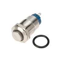 Кнопка антивандальная 12 12В Фикс (2с) OFF-ON синяя REXANT | код 36-3221| REXANT