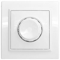 Светорегулятор поворотный МИНСК, 600 Вт, белый | код. ERD06-101-10 | EKF