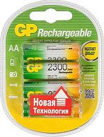 Аккумулятор GP 230AAHC AA NiMH 2300mAh (4шт) | код 748665 | GP
