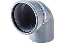 Отвод канализационный 87.5 град. 110 | код 100187 | Политэк