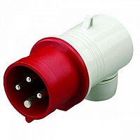 Вилка кабельная угловая IP44 32A 3P+E+N 400В (упак. 10шт) | код. DIS2213237 | DKC