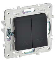 SKANDY Выключ. жалюзи 10А SK-V12G граф. IEK | код SK-V15-0-10-K53 | IEK