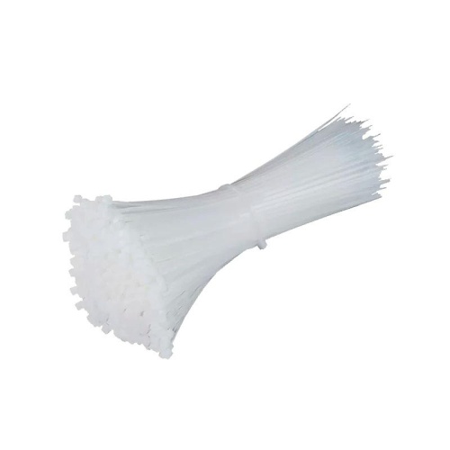 Кабельные стяжки (хомуты) PCT 3,6x300-100 белые PA6.6 (100 шт/уп) | код 5053854 | JazzWay