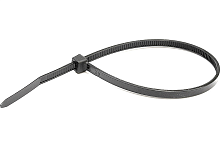 Хомут-стяжки ленточные 4x150 (3,6x150) черн | код PL3,6-150HRUS4NL | Мир хомутов