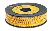 Маркер для проводов 2.5-4.0мм2 - X, 1000 шт. | код EC1_25_X | RCCN