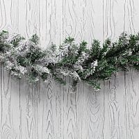 Заснеженный еловый шлейф NEON-NIGHT 2.7 м, 26 см, ПВХ | код 307-122 | NEON-NIGHT