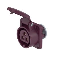 Розетка панельная PSS IP44 32A 3P 25В | код PSS034-032-02 | DKC