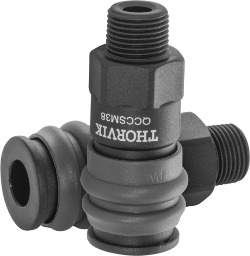 QCCSM38 Муфта БРС европейского типа с наружней резьбовой частью BSPT 3/8 | код QCCSM38| Thorvik