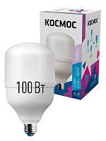 Лампа светодиодная LED 100Вт 220В E40 D160х270 6500К дневной 8300 лм Космос | код LksmHWLED100WE2765 | КОСМОС